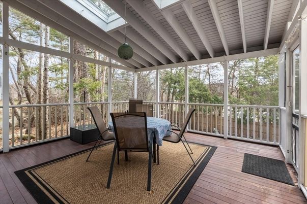 Interior, Sun Room, Wood Texture Flooring