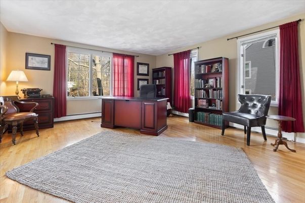 Home Office, Interior, Wood Texture Flooring