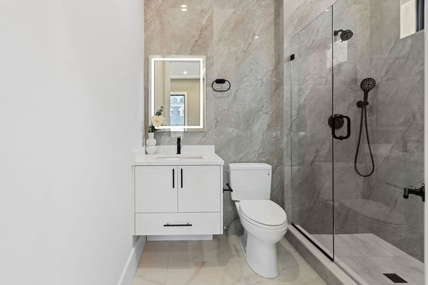 Bathroom, Glass Shower, Interior