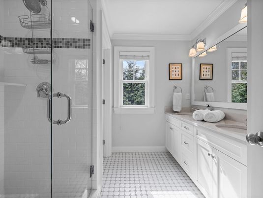 Bathroom, Glass Shower, Interior