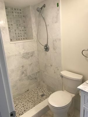 Bathroom, Interior, Marble Walls