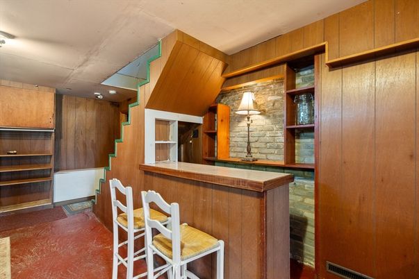 Interior, Stone Walls, Wooden Walls