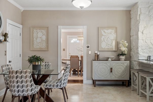 Dining room, Interior, Stone Walls