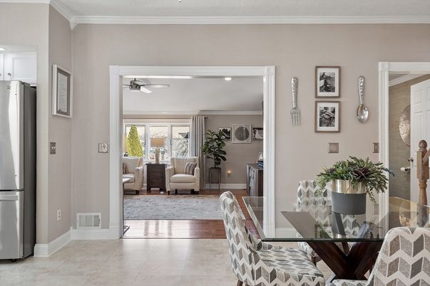 Dining room, Interior, Kitchen, Living room