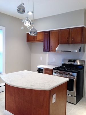 Interior, Kitchen, Pendant Lights, Stainless Steel Appliances