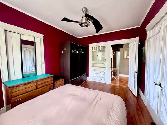 Bedroom, Interior, Wood Texture Flooring