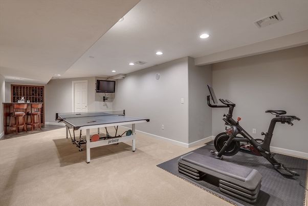 Fitness Equipment, Game Room, Interior, Recessed Lighting