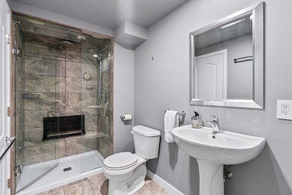 Bathroom, Glass Shower, Interior