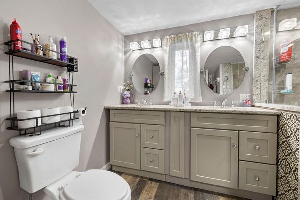 Bathroom, Interior, Wood Texture Flooring