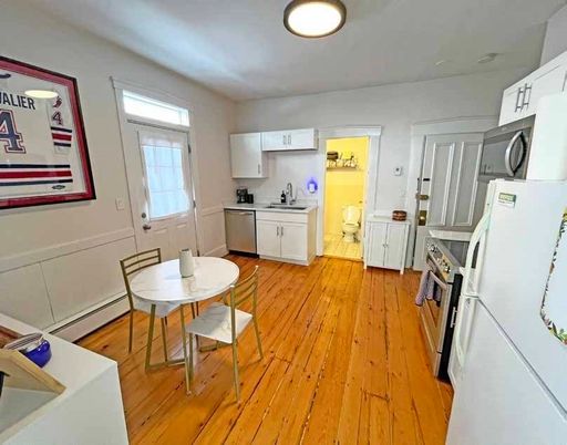 Dining room, Interior, Kitchen, Wood Texture Flooring