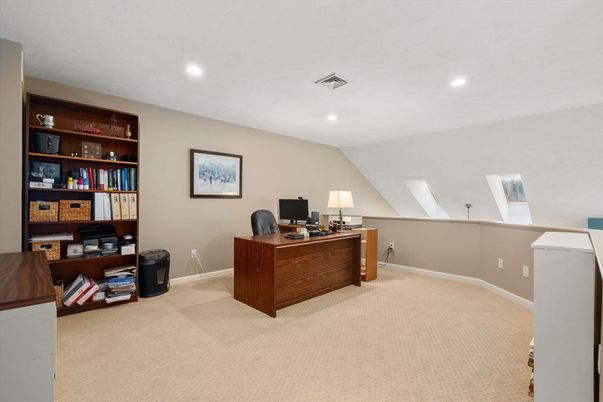 Home Office, Interior, Recessed Lighting