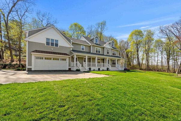 Attached, Backyard, Exterior, Facade, Farmhouse