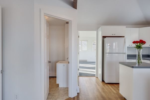 Interior, Kitchen, Wood Texture Flooring