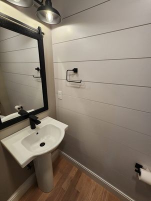Bathroom, Interior, Wood Texture Flooring
