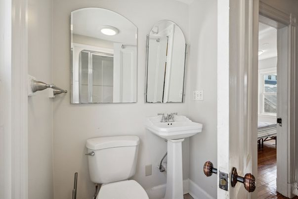 Bathroom, Interior, Wood Texture Flooring
