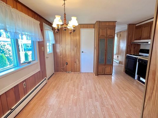 Chandelier, Interior, Kitchen, Wood Texture Flooring