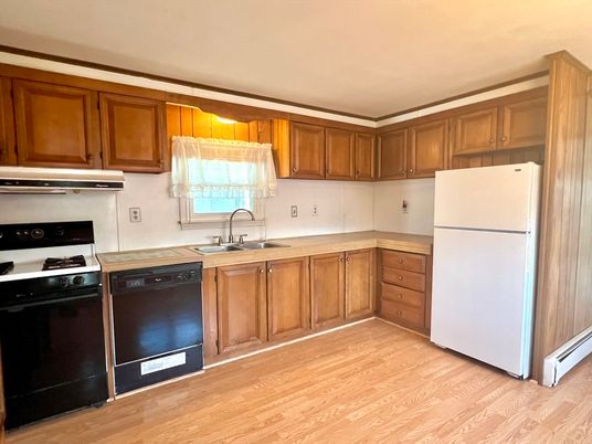 Interior, Kitchen, Wood Texture Flooring