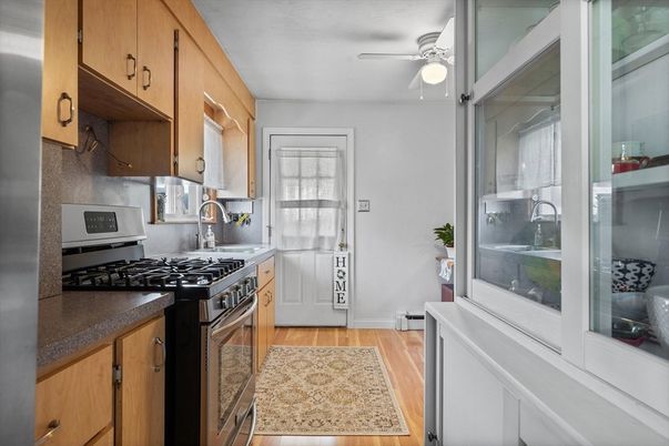 Interior, Kitchen, Wood Texture Flooring
