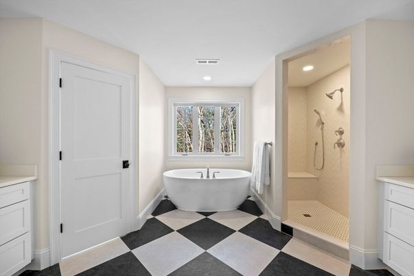 Bathroom, Free Standing Baths, Interior, Recessed Lighting