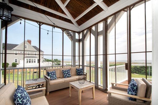 Interior, Sun Room, Wooden Ceilings, Wood Texture Flooring