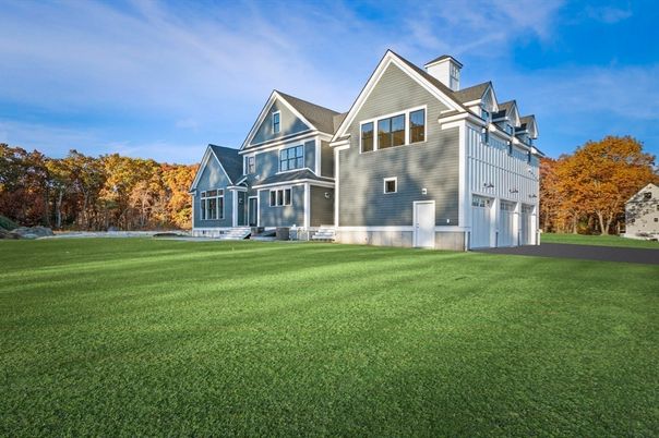 Attached, Backyard, Exterior, Facade, Farmhouse