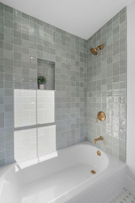 Bathroom, Glass Shower, Interior