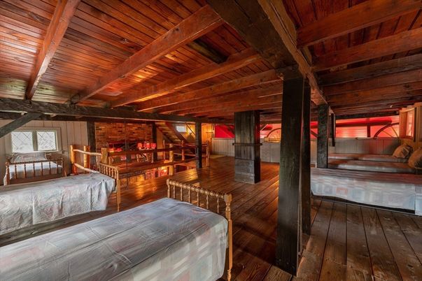 Bedroom, Interior, Wooden Beams, Wooden Ceilings, Wood Texture Flooring, Wooden Walls