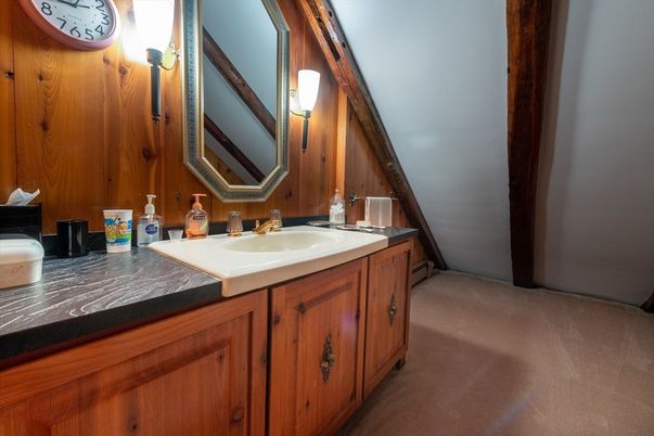 Bathroom, Interior, Wooden Walls