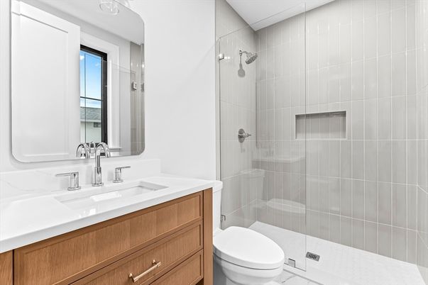 Bathroom, Glass Shower, Interior