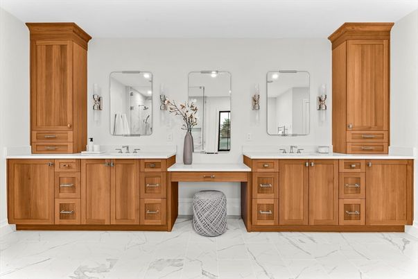 Bathroom, Dual Sink Vanities, Interior, Marble