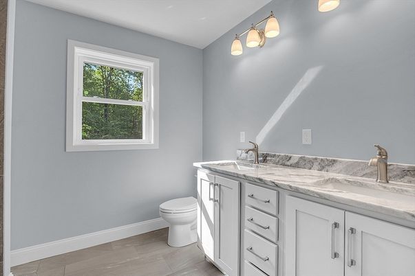 Bathroom, Interior, Wood Texture Flooring