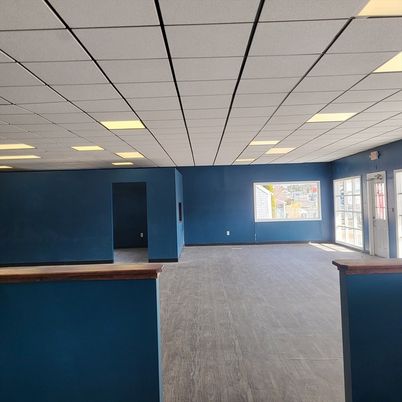 Empty room, Interior, Recessed Lighting