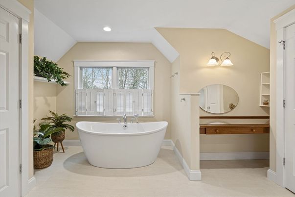 Bathroom, Free Standing Baths, Interior, Recessed Lighting