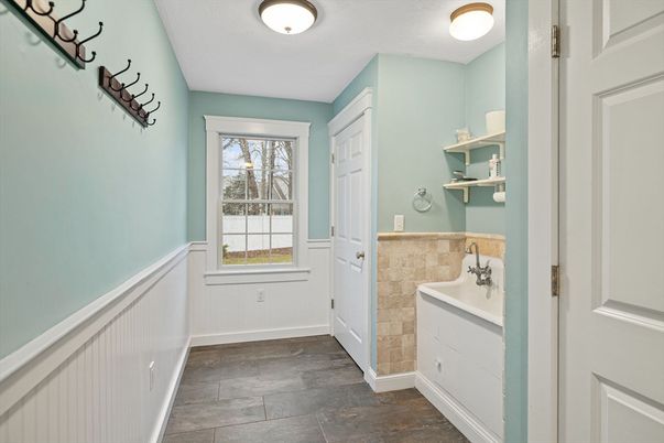 Bathroom, Interior, Wood Texture Flooring