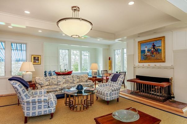 Interior, Living room, Recessed Lighting