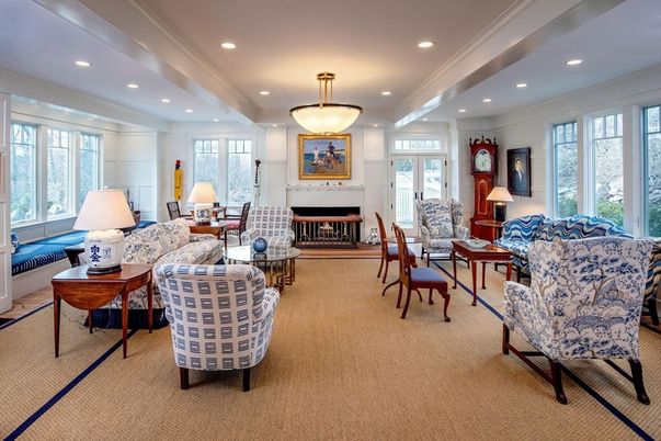 Fireplace, Interior, Living room, Recessed Lighting