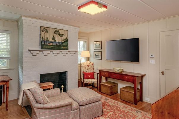 Fireplace, Interior, Wood Texture Flooring