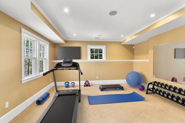 Fitness Equipment, Interior, Recessed Lighting