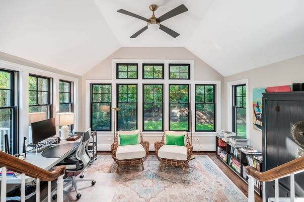 Home Office, Interior, Wood Texture Flooring