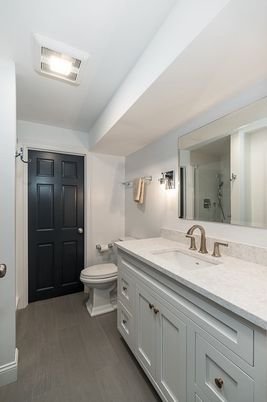 Bathroom, Interior, Wood Texture Flooring