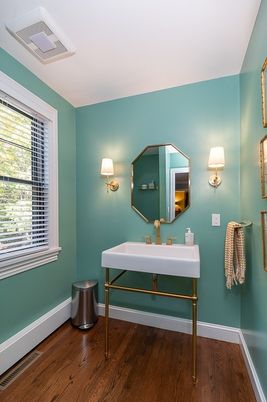 Bathroom, Interior, Wood Texture Flooring