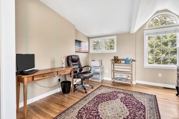 Home Office, Interior, Wood Texture Flooring