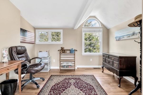 Home Office, Interior, Wood Texture Flooring