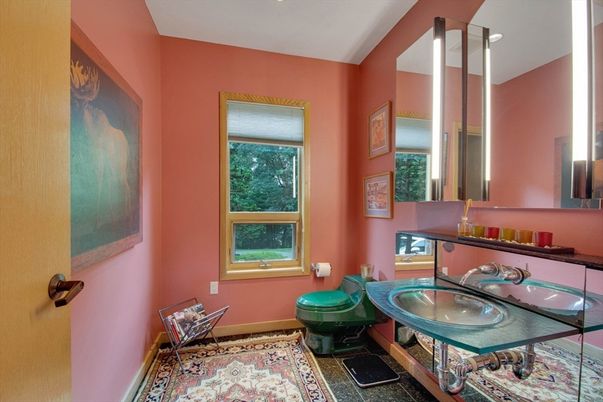 Bathroom, Interior, Recessed Lighting