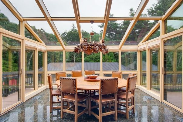 Dining room, Glass Ceilings, Interior, Sun Room