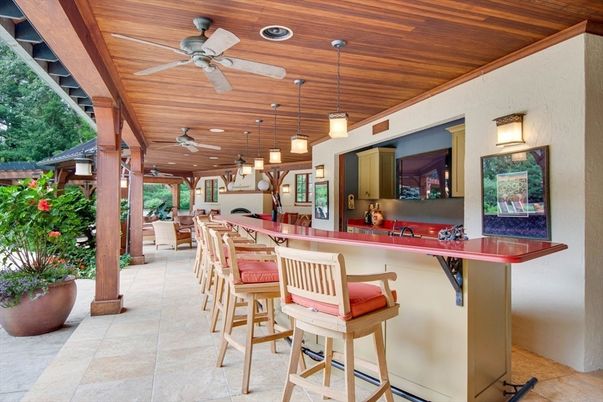 Interior, Pendant Lights, Recessed Lighting, Wooden Ceilings