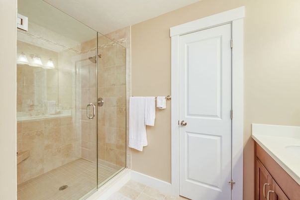 Bathroom, Glass Shower, Interior