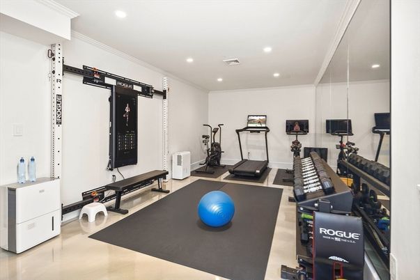 Fitness Equipment, Interior, Recessed Lighting