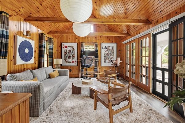 Interior, Living room, Wooden Beams, Wooden Ceilings, Wood Texture Flooring, Wooden Walls