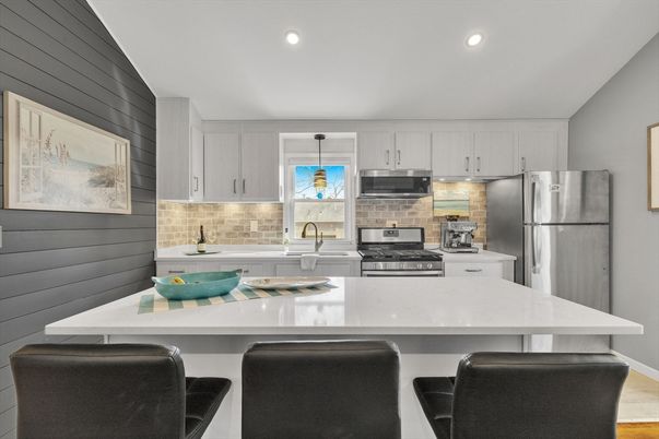 Interior, Kitchen, Recessed Lighting, Stainless Steel Appliances